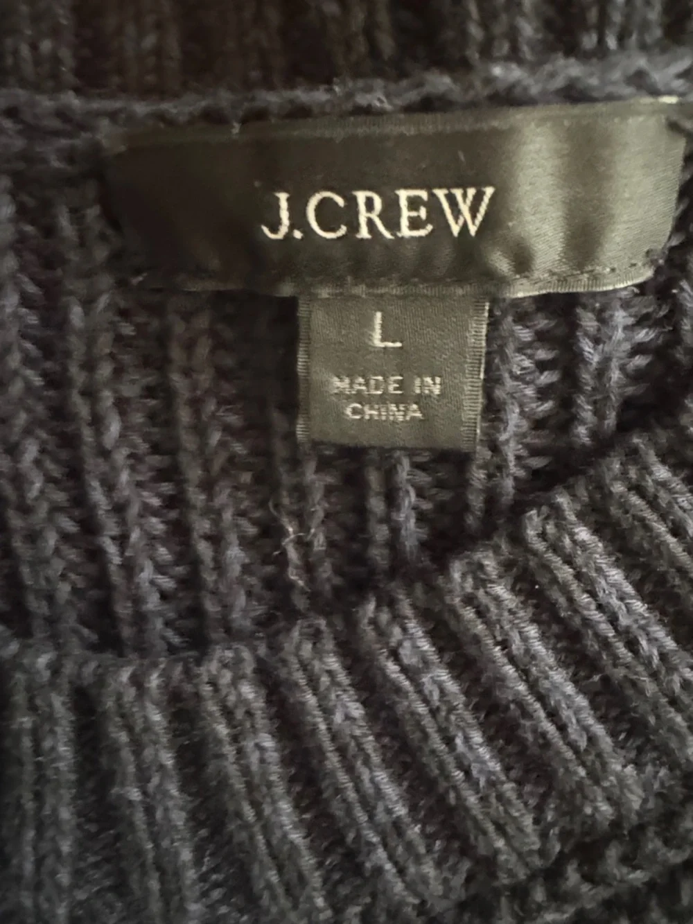 J. Crew Oversized crewneck sweater in stripe
